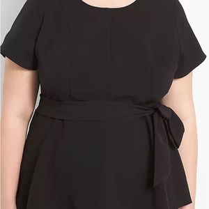 Fitted Short-Sleeve Crew-Neck Lena Top NWT